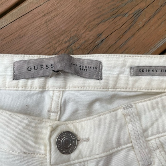 Guess Y2K Low Rise Distressed With Lace Peaks Boo - Picture 4 of 9